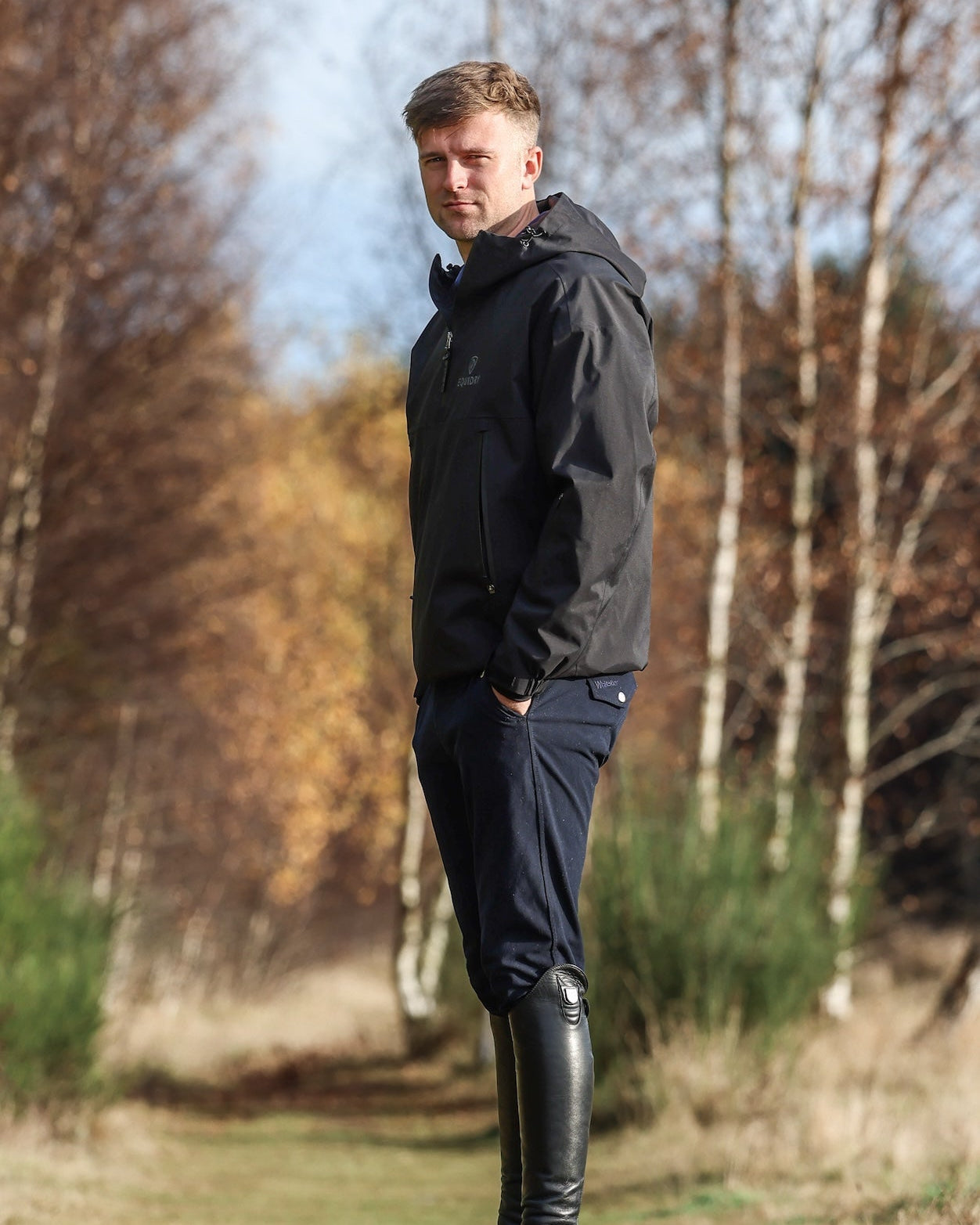 EQUIDRY Men's Storm Smock Black