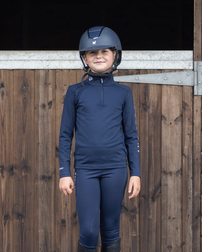 Equestrian Riding Gear: Kids Equidry Base Layer - Water Repellent