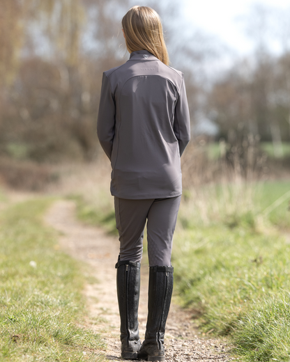 Equidry Equestrian Jacket: Child Riding Gear by Equiflair - Water Repellent Zip Up Top for Youth Outdoor Adventures