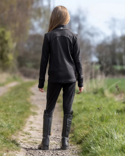 EQUIDRY Water Repellent Leggings Children's Brown/White