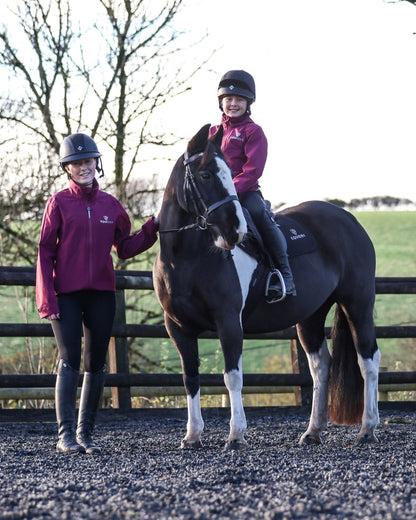 EQUIDRY Nimbus Waterproof Pack Away Jacket Women's Plum