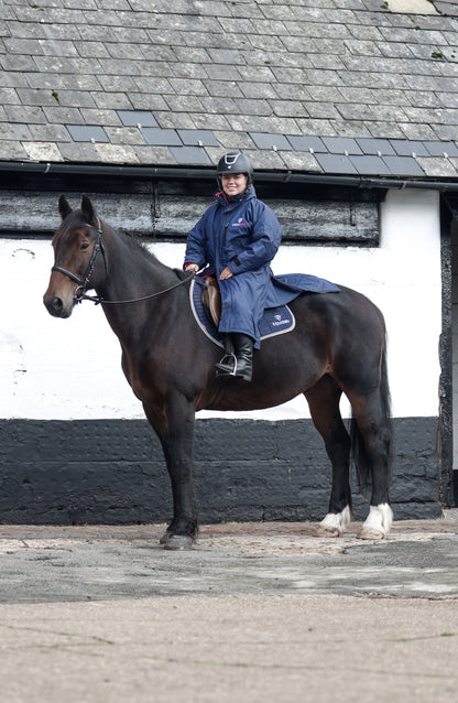 EQUIDRY Evolution Women's Thin Fleece Navy/Raspberry