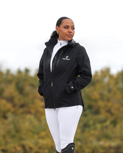 EQUIDRY Varsha Waterproof Riding Jacket Women's Black