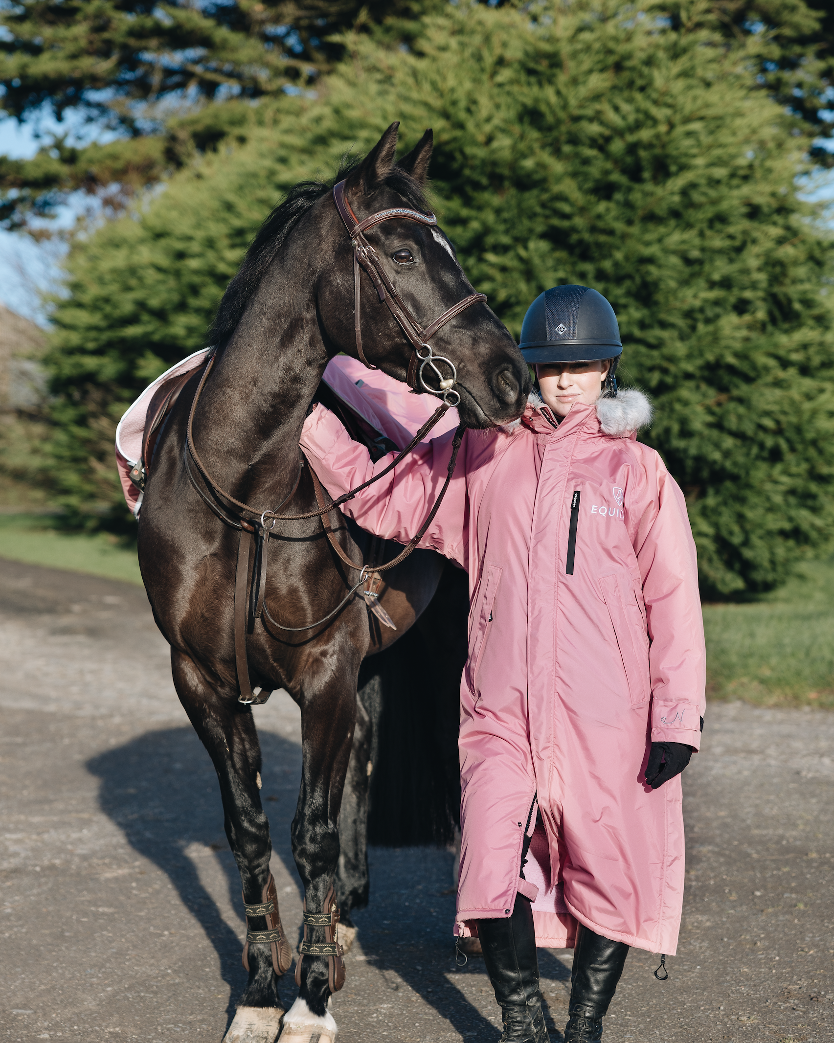 EQUIDRY Evolution Children's Thick Fleece Dusky Pink