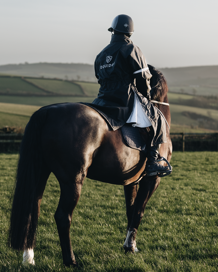 EQUIDRY Evolution Women's Thin Fleece Reflective Black