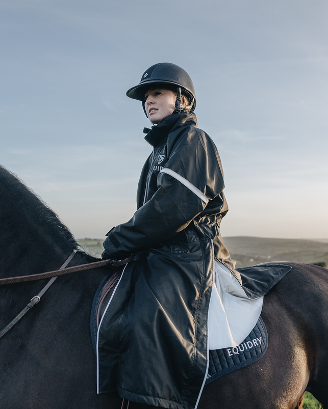 EQUIDRY Evolution Children's Thin Fleece Reflective Black