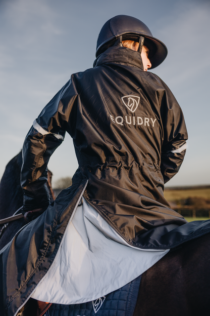 EQUIDRY Evolution Women's Thin Fleece Reflective Black