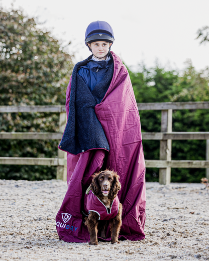 EQUIDRY Equi blanket Plum & Navy