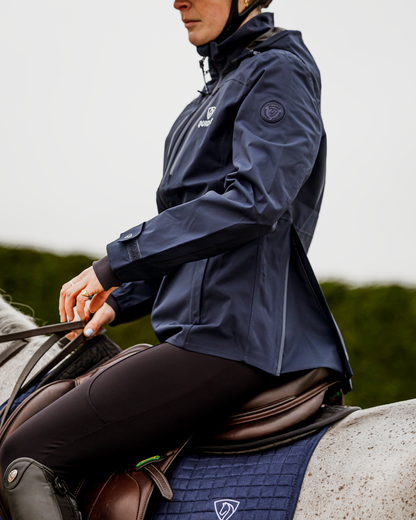 EQUIDRY Varsha Waterproof Riding Jacket Women's Navy