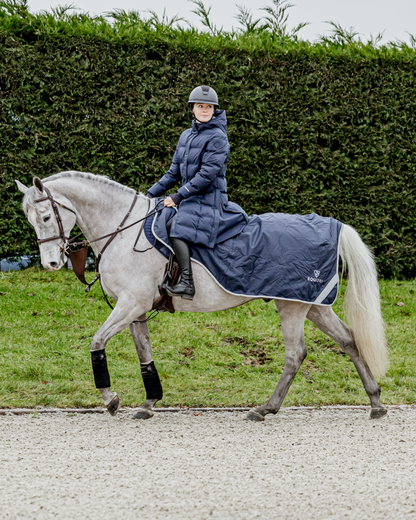 EQUIDRY Waterproof Exercise Sheet Thick Navy/Navy