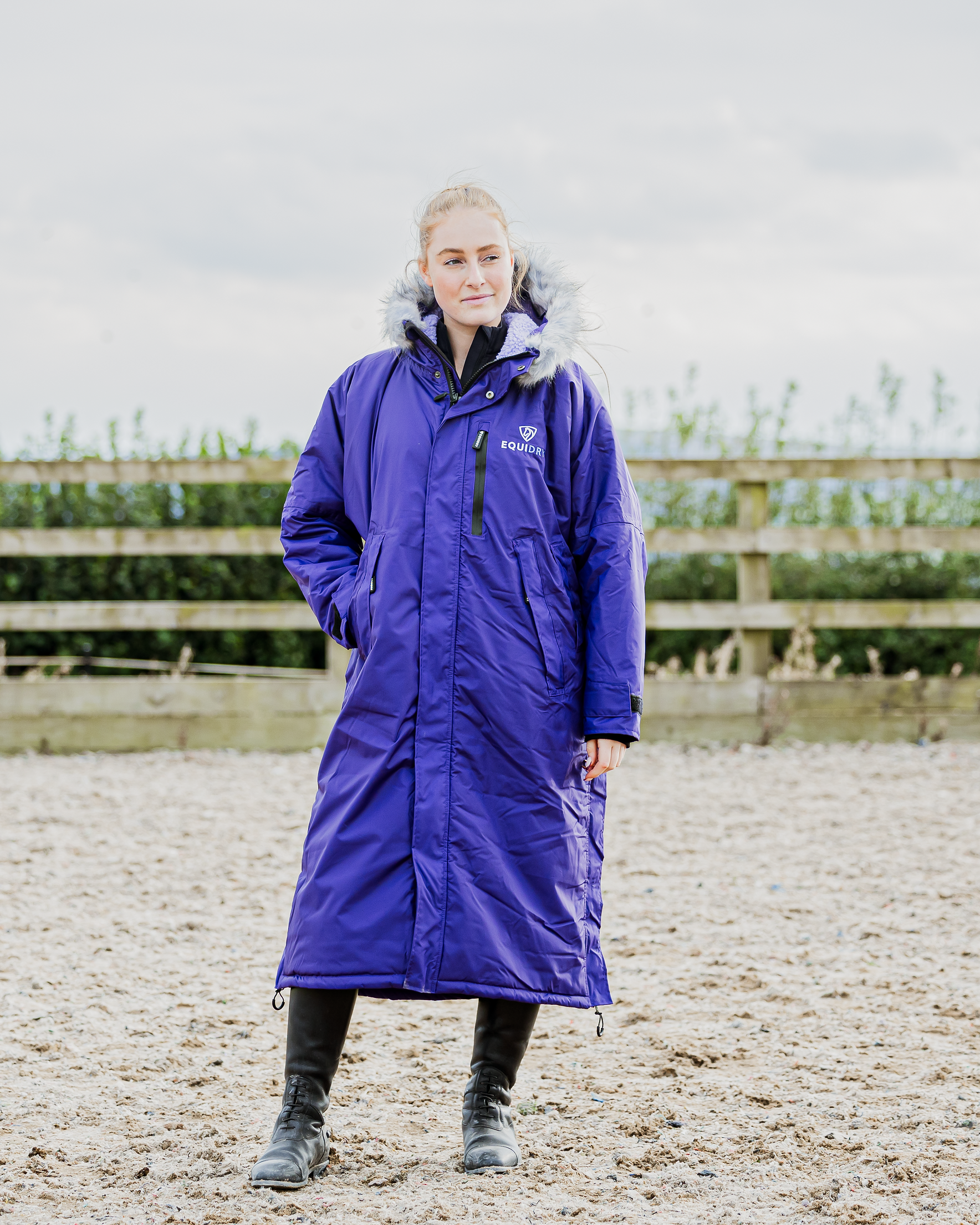 EQUIDRY Evolution Women's Thick Fleece Purple/Purple