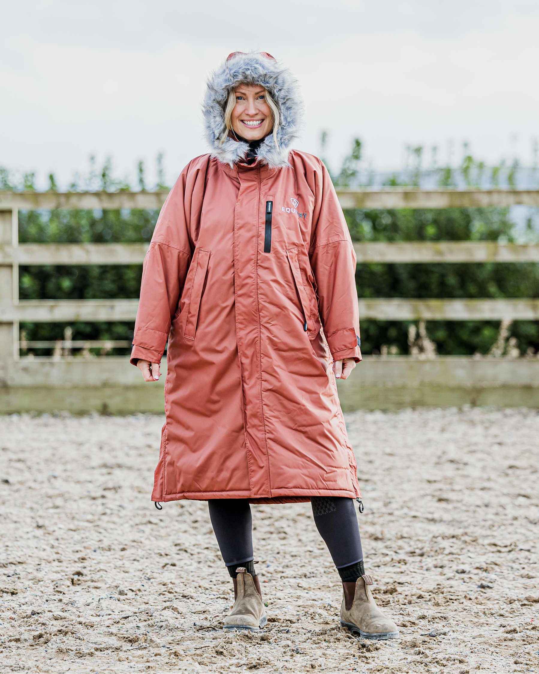 EQUIDRY Evolution Women's Thick Fleece Chestnut