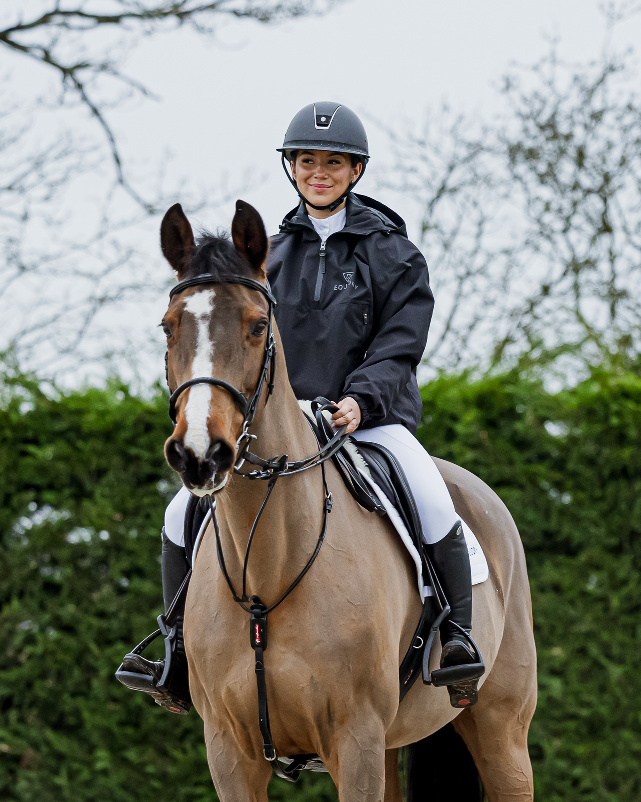 EQUIDRY Women's Storm Smock Black