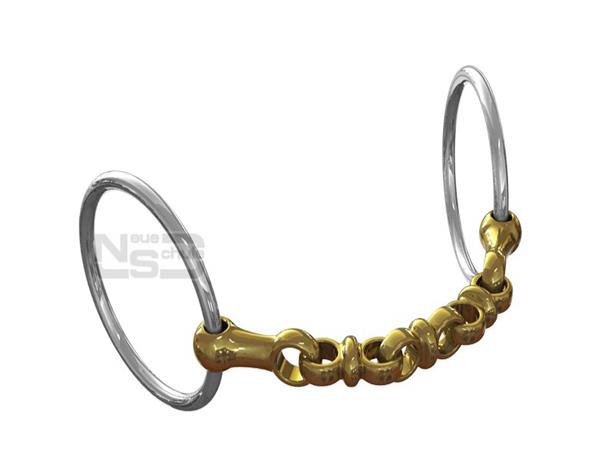 Neue Schule Waterford Loose Ring Bit - Flexible, Ergonomic Horse Bit for Control