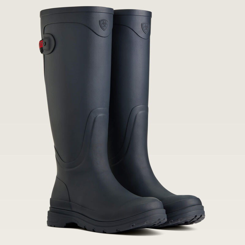 ARIAT Kelmarsh Rubber Boots - Navy Women's Boots - Waterproof Equestrian & Outdoor Footwear