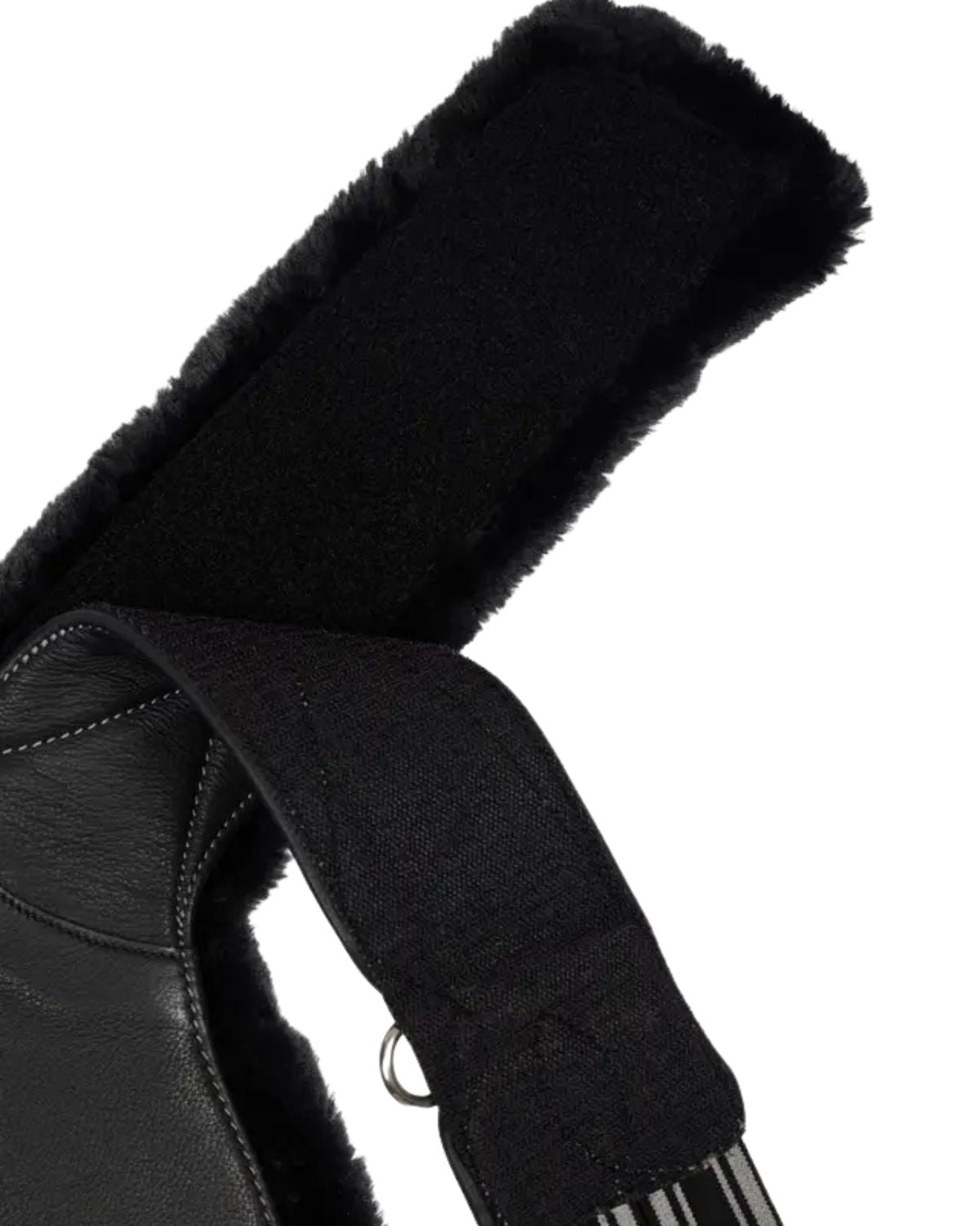 LeMieux Arika Simuwool Contoured Long Stud Girth Black