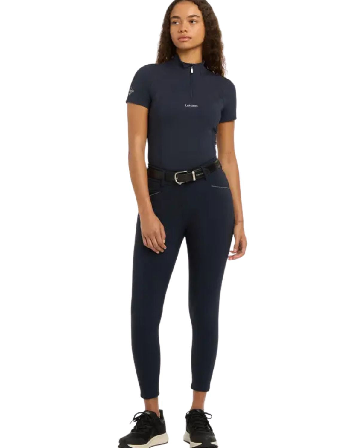 Lemieux Victoria Breeches - Suede Seat Navy - Dressage Riding Apparel