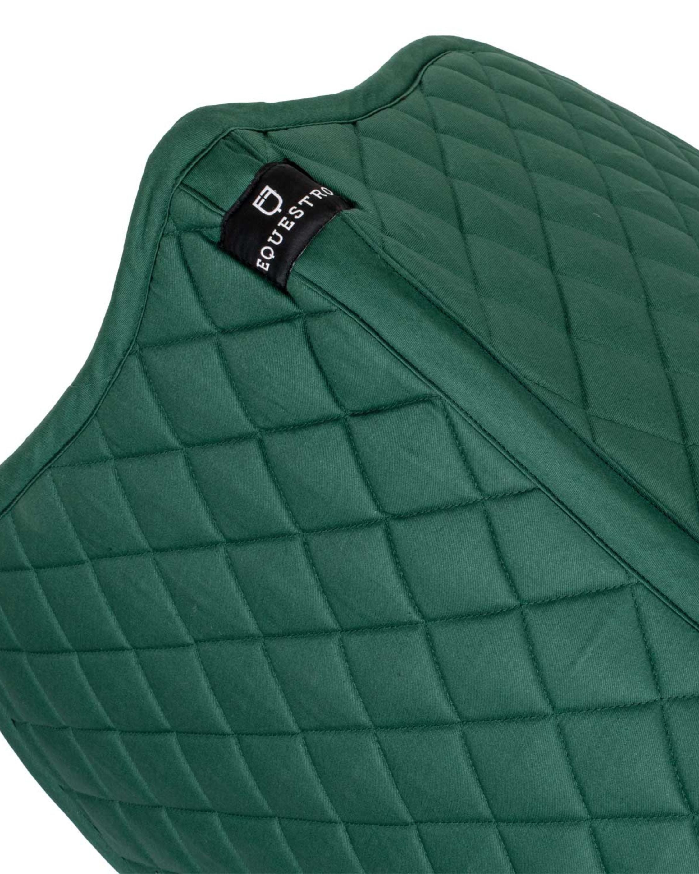 Equestro Green Jumping Saddle Pad | Comfortable Horseback Riding Equipment