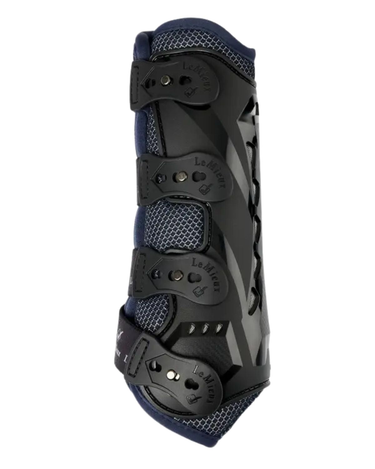 LeMieux Ultra Mesh Snug Boots Hind Dark Navy - Horse Tendon Protection, Breathable Equestrian Boot