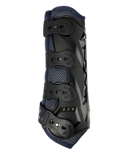 LeMieux Ultra Mesh Snug Boots Hind Dark Navy - Horse Tendon Protection, Breathable Equestrian Boot