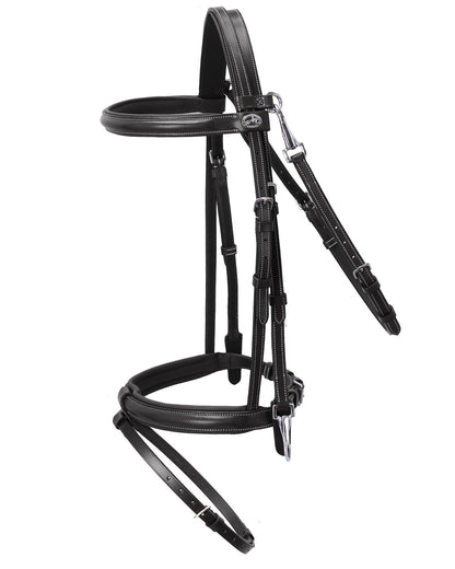 Schockemohle Bridle Dortmund black/cream/silver