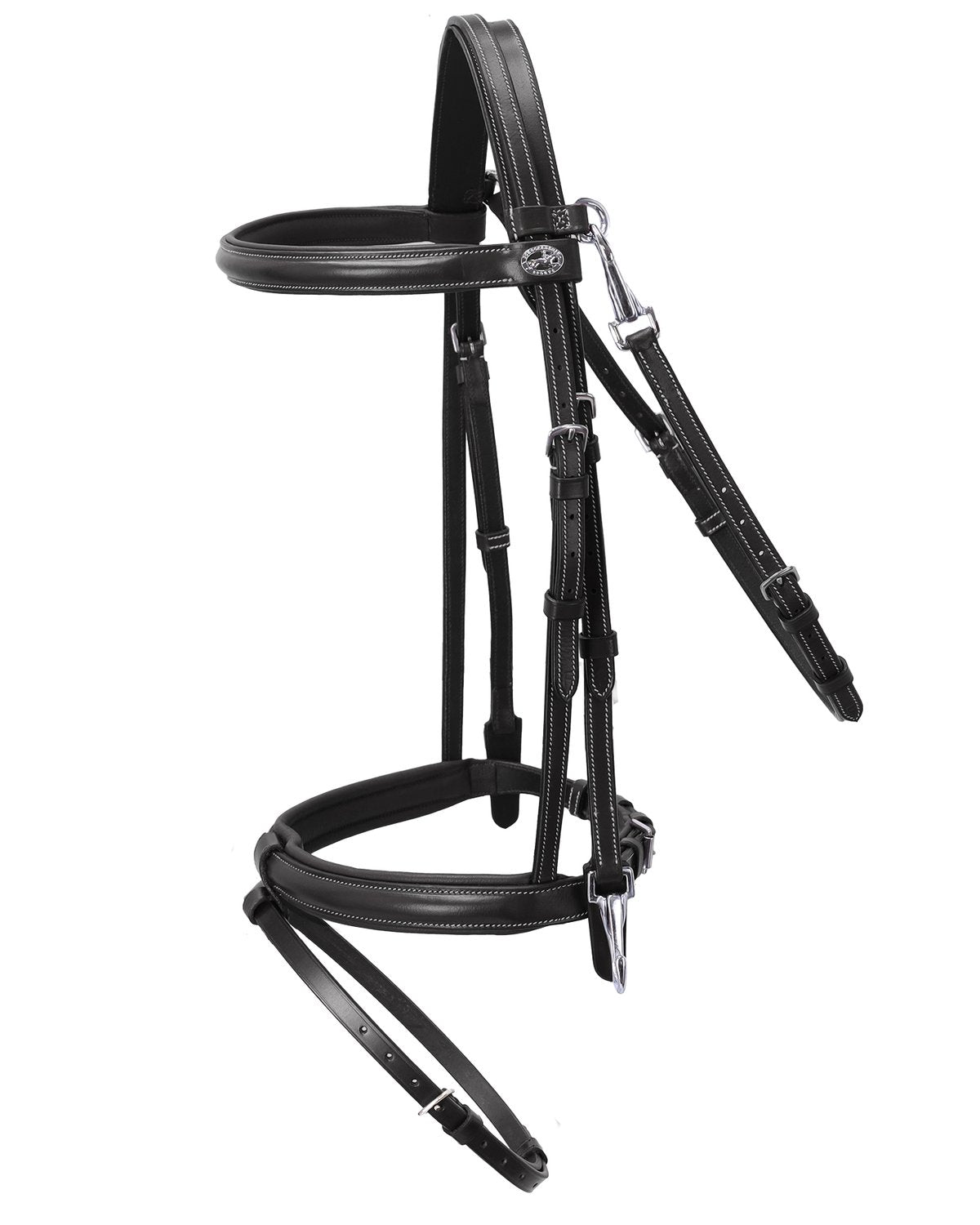 Schockemohle Bridle Dortmund black/cream/silver