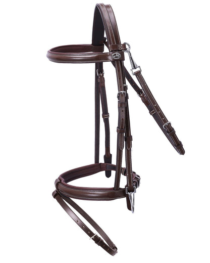 Schockemohle Bridle Dortmund brown/cream/silver