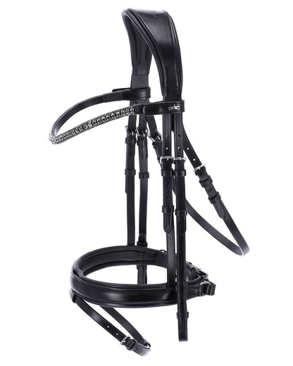 Schockemohle Bridle Malaga black/grey/silver