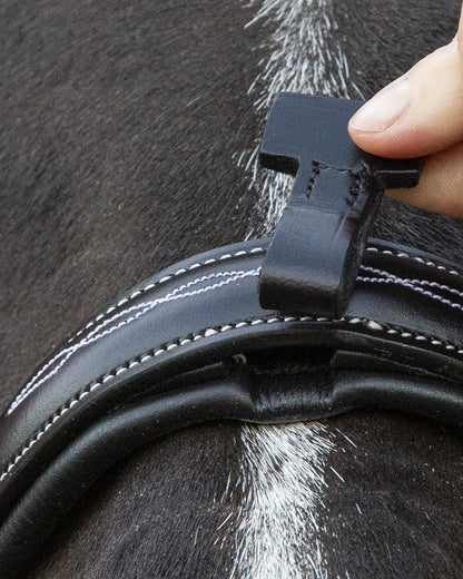 Schockemohle Bridle Monza F black/cream/silver
