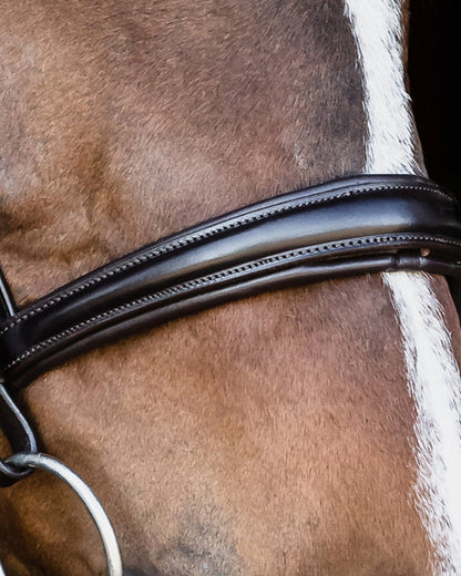 Schockemohle Bridle Monza C dark brown/gold