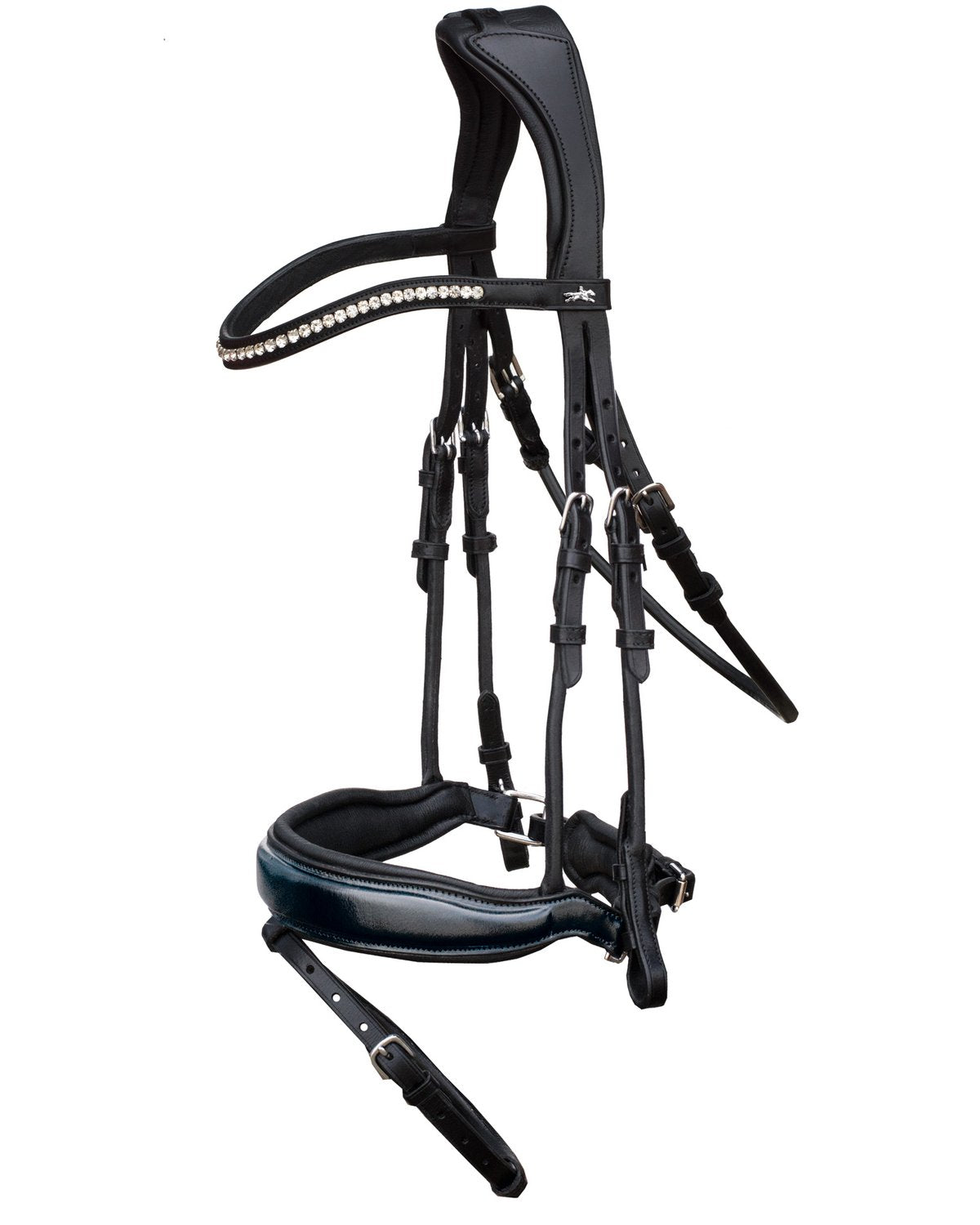 Schockemohle Bridle Malibu black/patent/silver