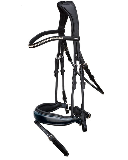 Schockemohle Bridle Malibu black/patent/silver