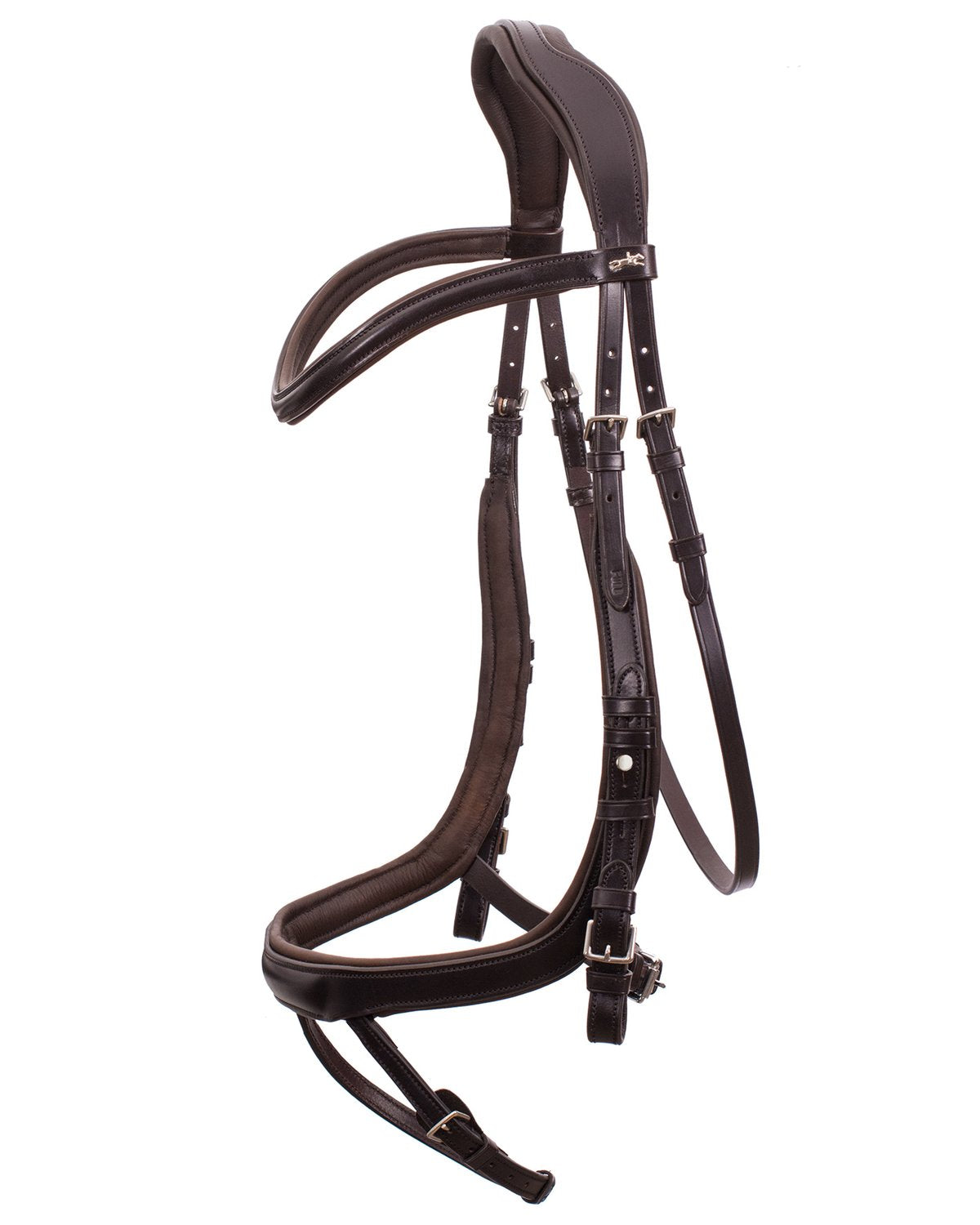 Schockemohle Bridle Equitus Alpha espresso/silver