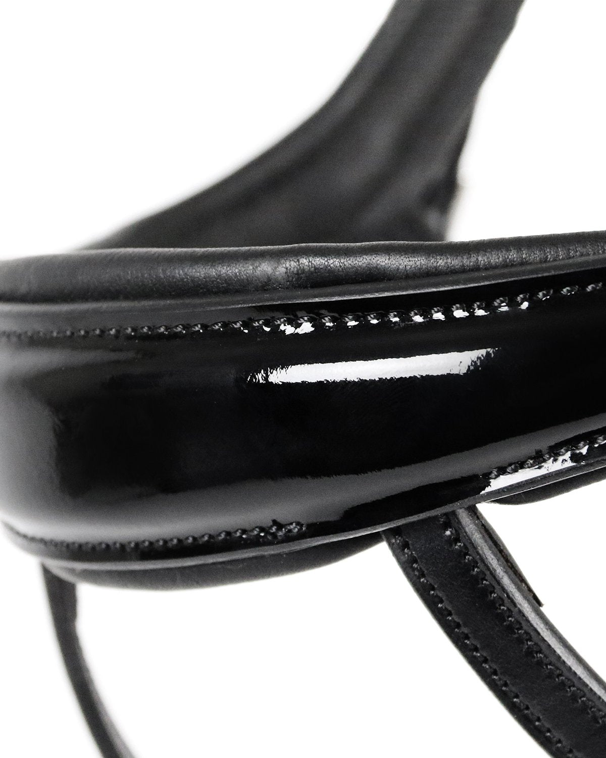 Schockemohle Bridle Equitus Beta black patent/silver