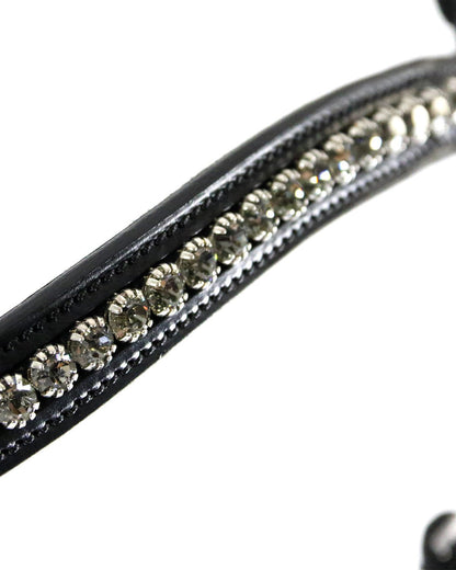 Schockemohle Bridle Equitus Beta black patent/silver