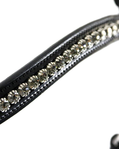 Schockemohle Bridle Equitus Beta black patent/silver