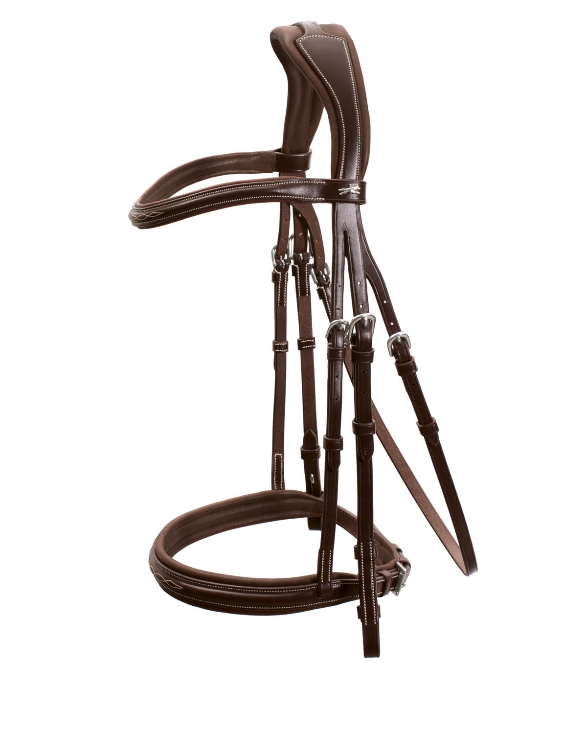 Schockemohle Bridle Montreal Select espresso/cream/silver