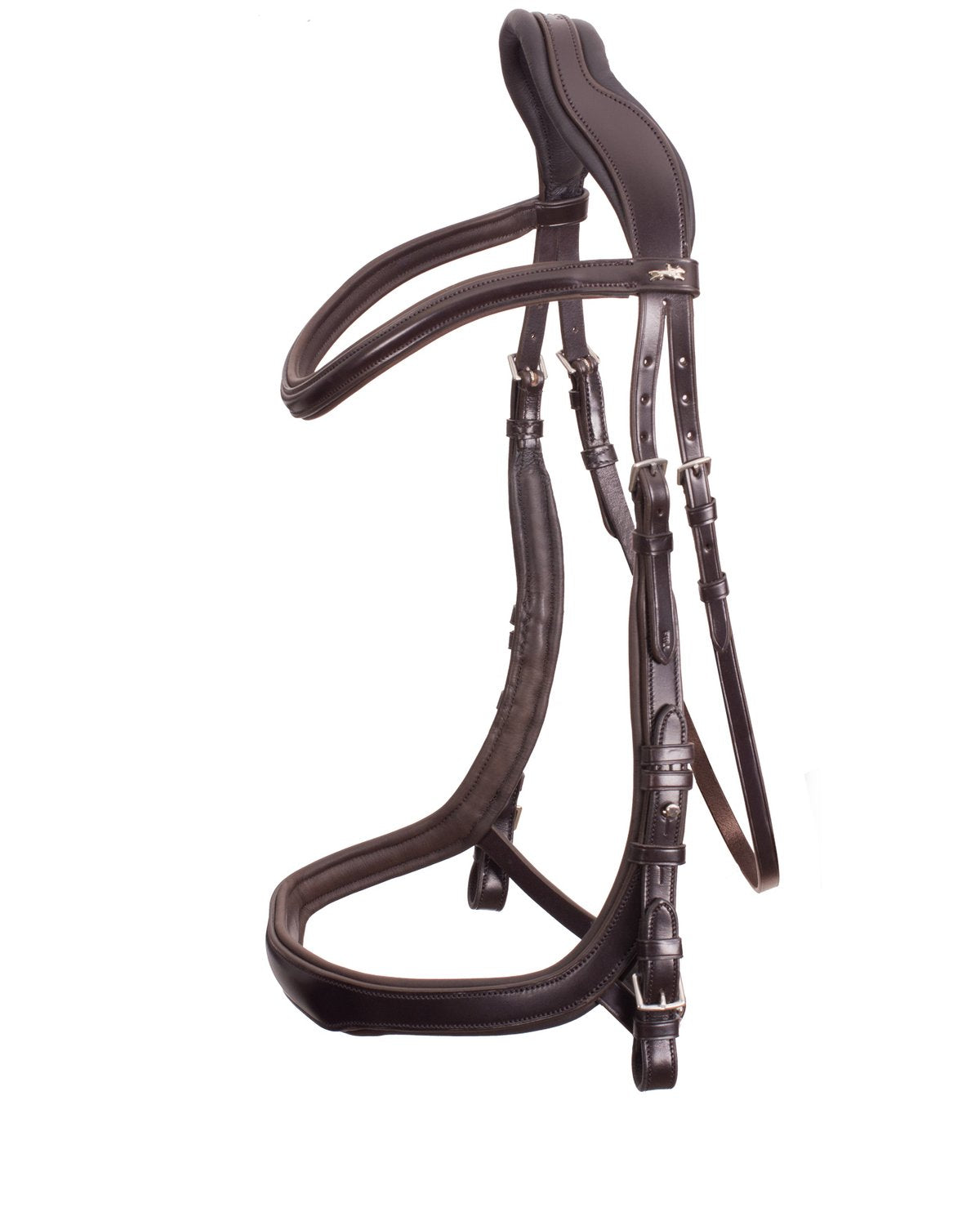 Schockemohle Bridle Equitus Delta espresso/silver
