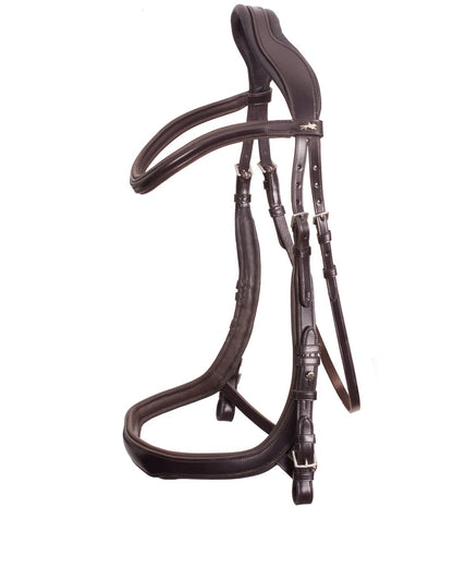 Schockemohle Bridle Equitus Delta espresso/silver