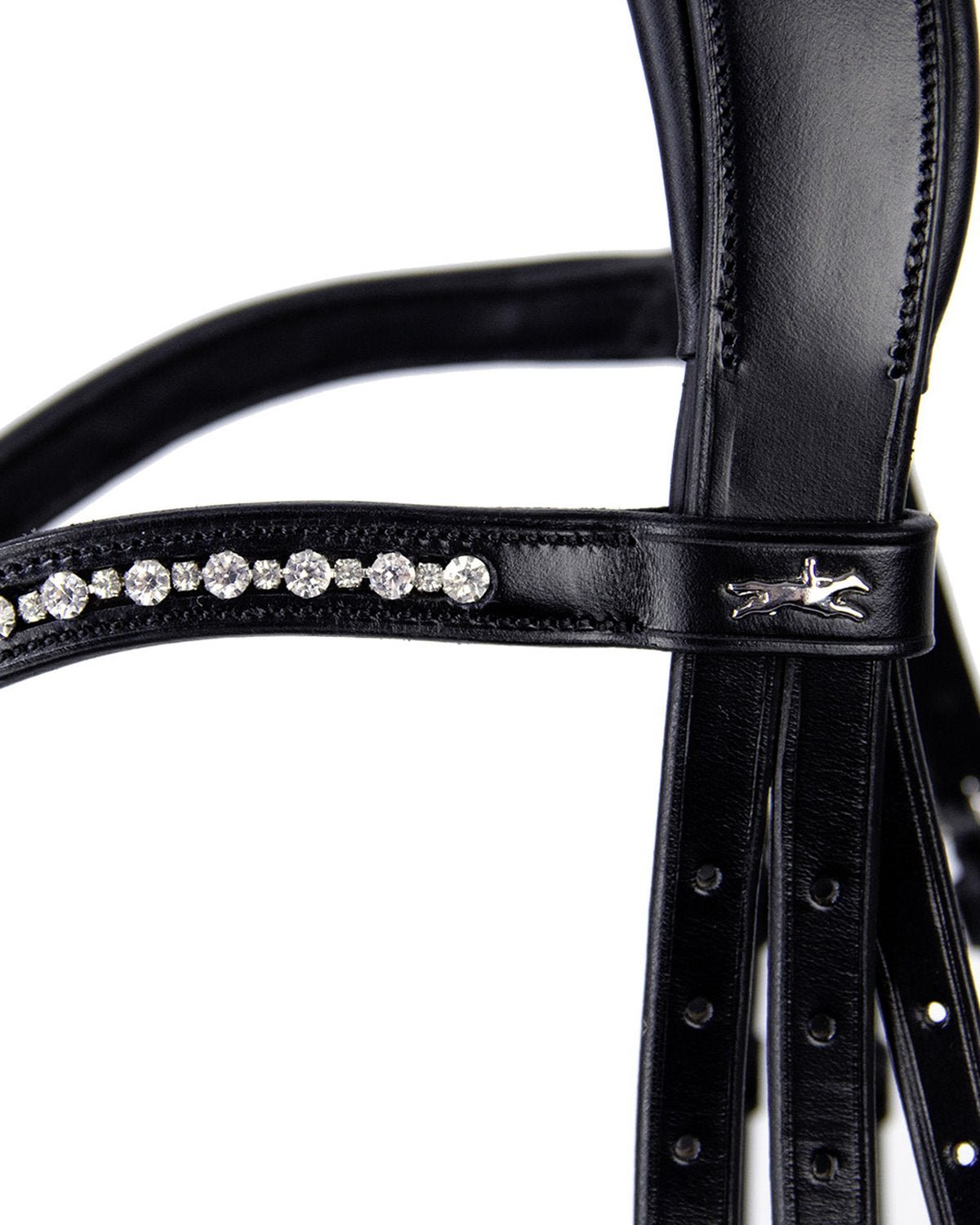 Schockemohle Brantford Anatomical Bridle Black/Patent/Silver | Equiflair