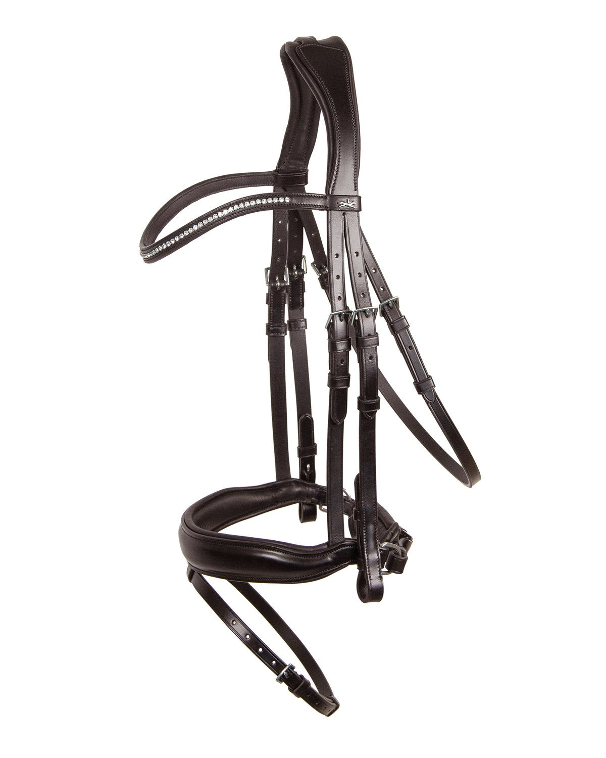 Schockemohle Bridle Stanford Wide espresso/silver