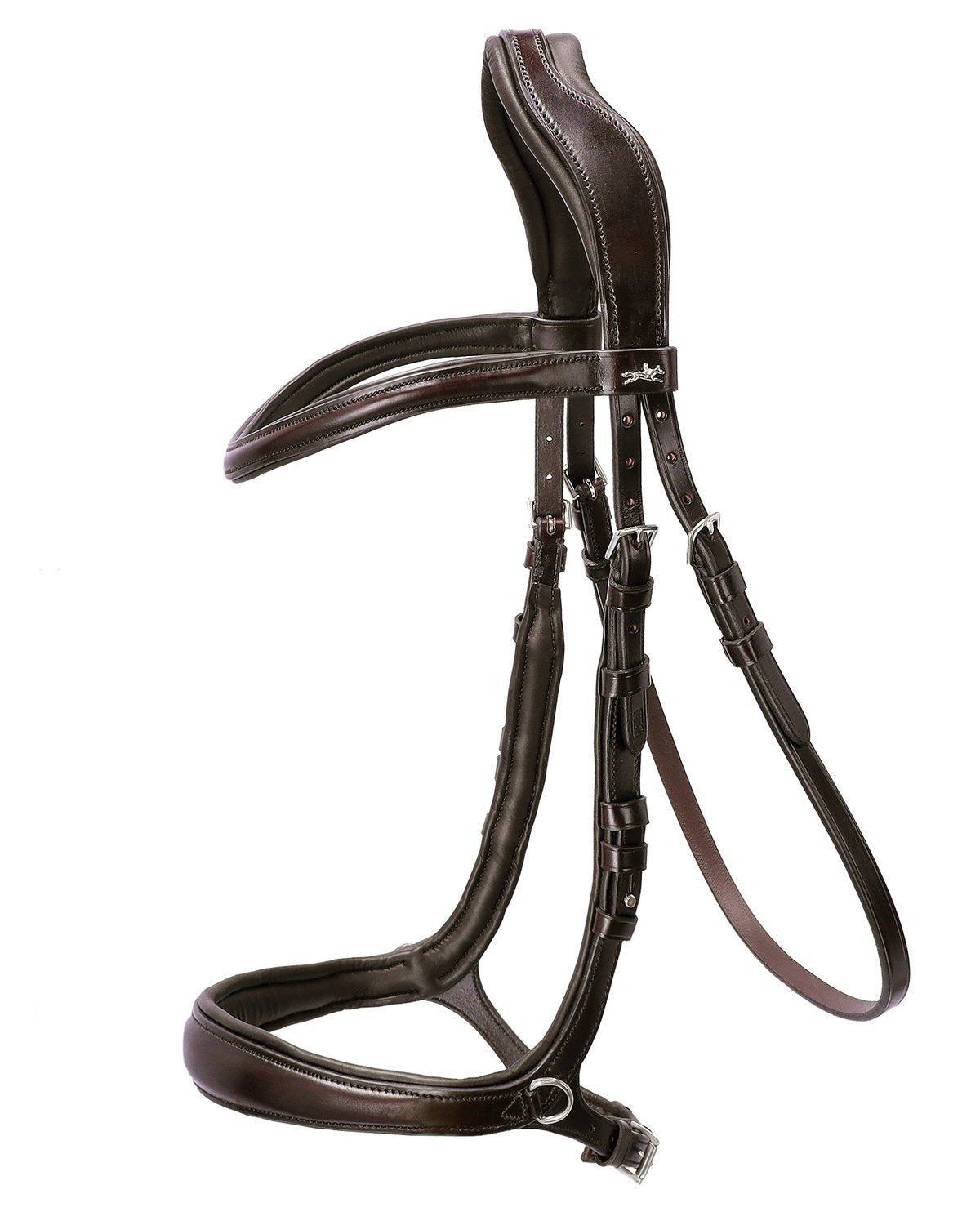 Schockemohle Bridle Equitus Theta espresso/silver
