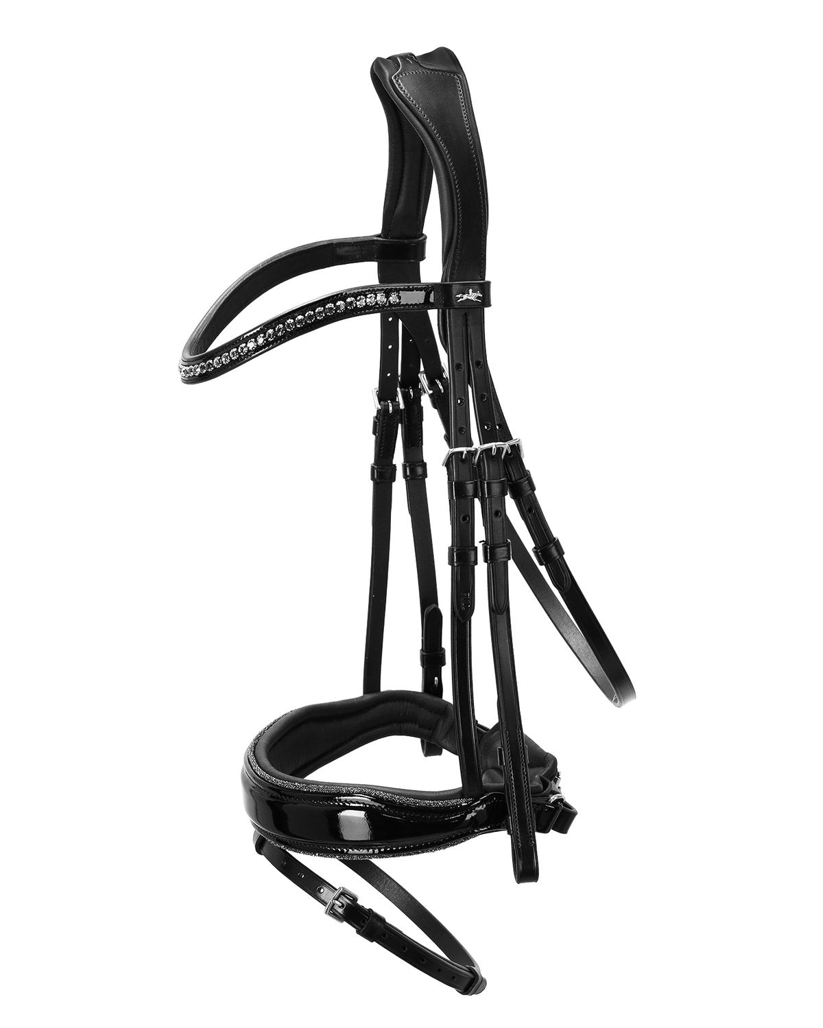 Schockemohle Bridle Stanford Glam black/patent/silver