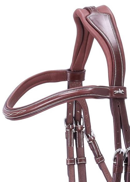 Schockemohle Bridle Tokyo F Select royal oak/cream/silver