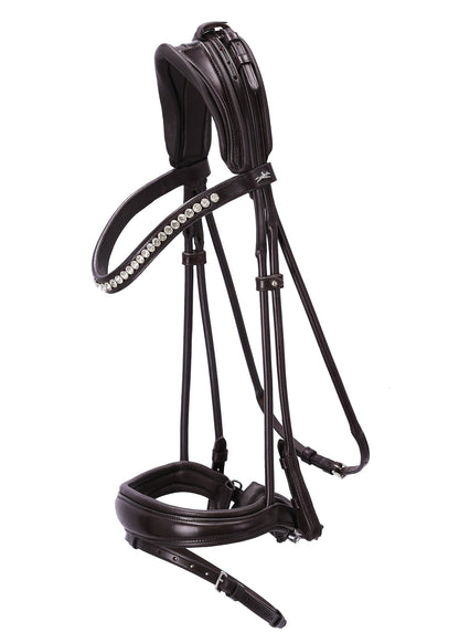 Schockemohle Bridle Westminster Espresso/Silver | Equiflair