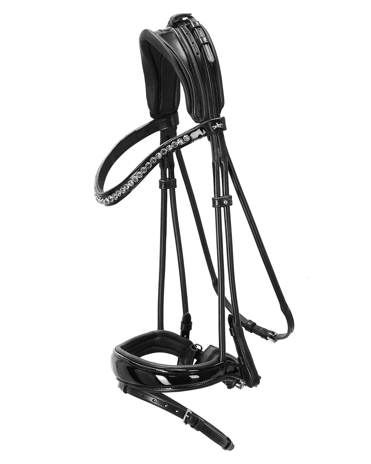 Schockemohle Bridle Westminster black/patent/silver