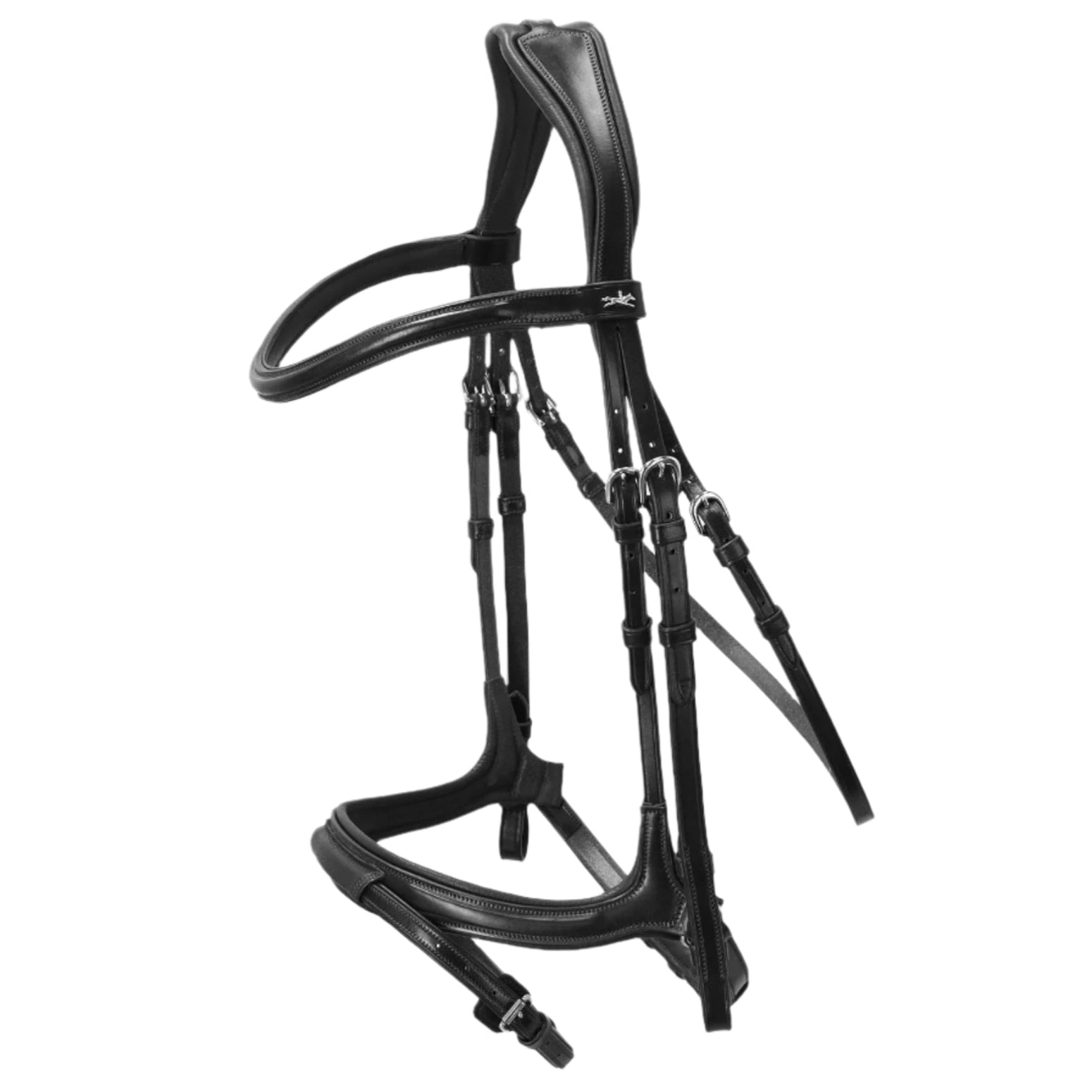 Schockemoehle Ancona Select Horse Bridle - Black Leather Equestrian Equipment