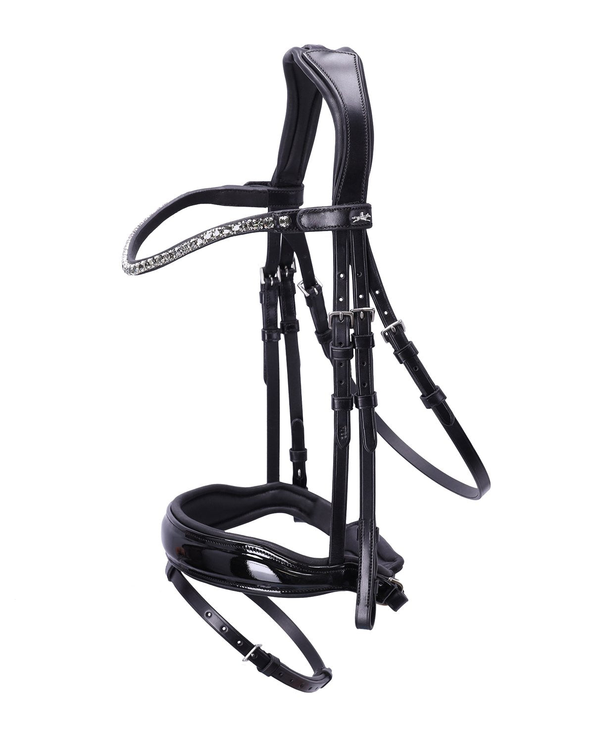 Schockemohle Bridle Siena black/patent/grey