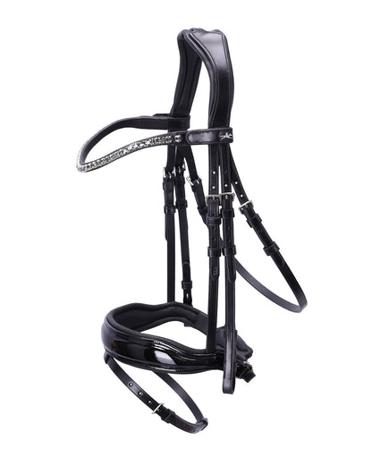 Schockemohle Bridle Siena black/patent/grey