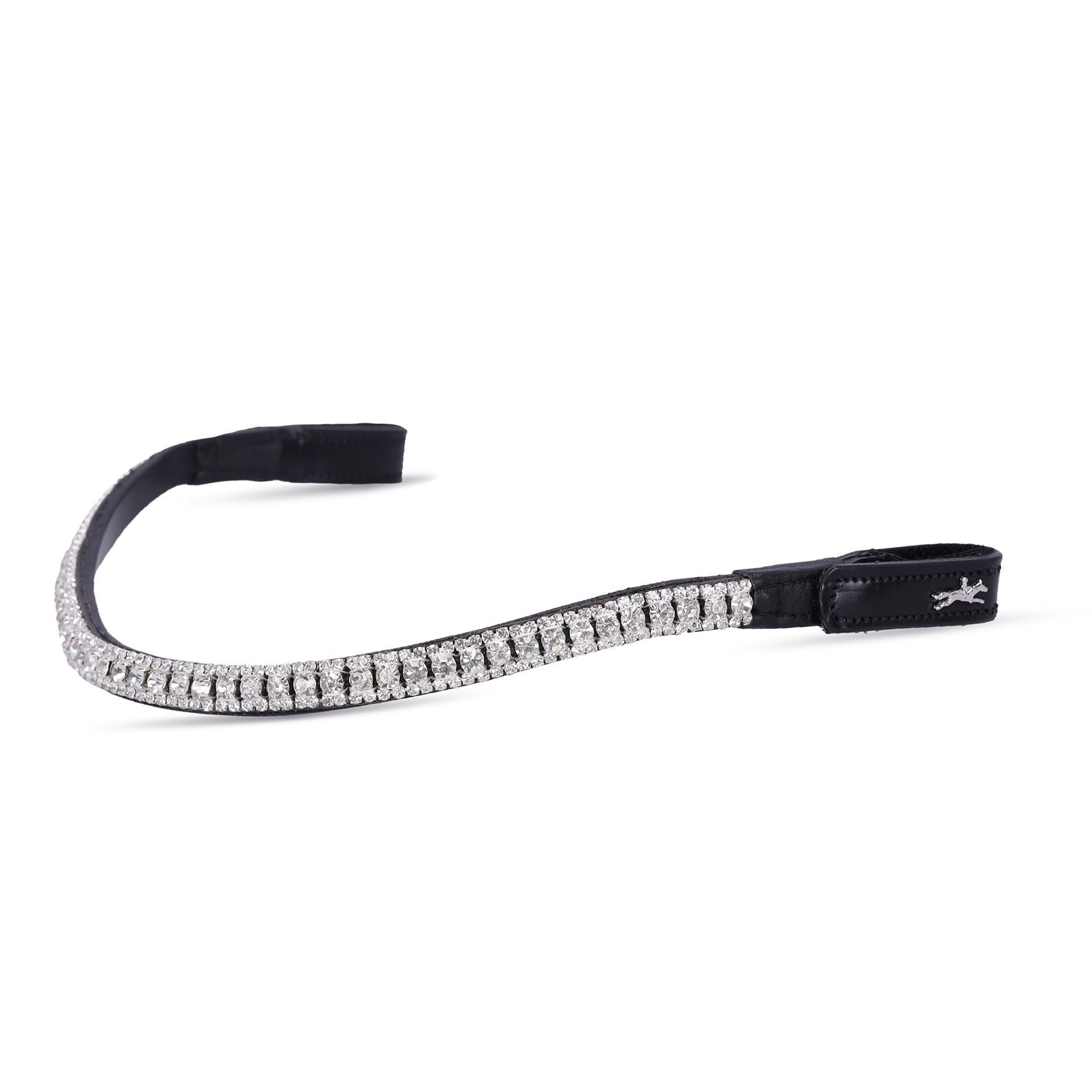Schockemohle Browband Malaga black/crystal